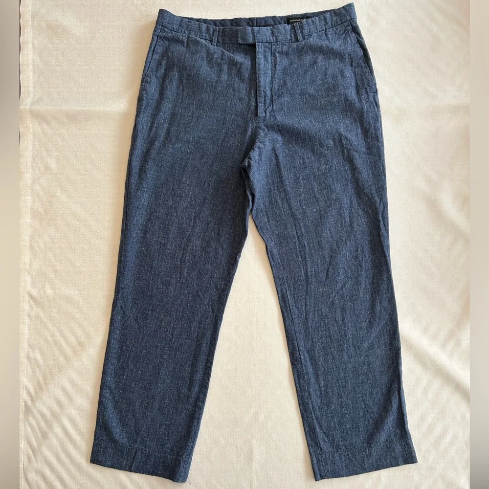 Banana Republic Standard Fit Linen Blend Pants